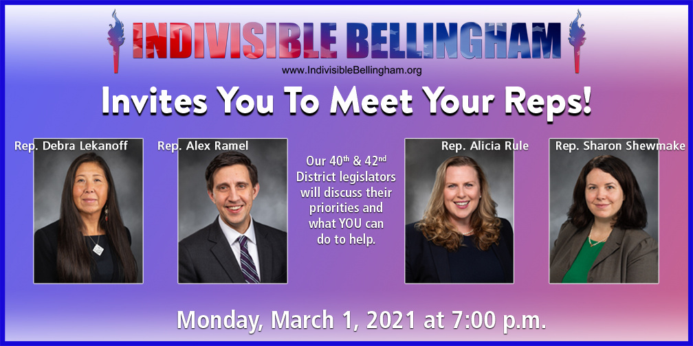 MEET YOUR REPS - March 1 2021